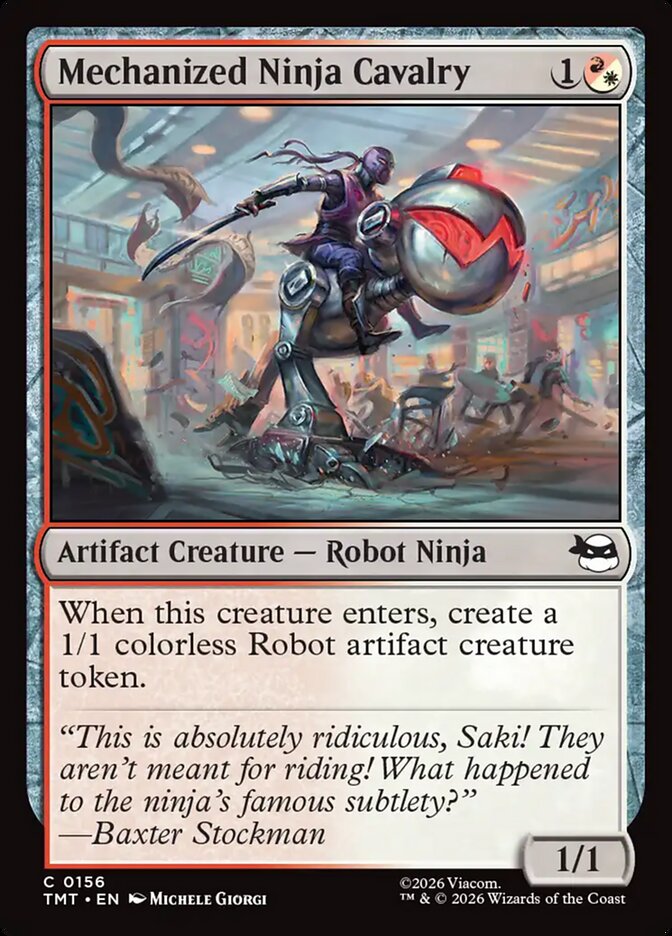 Mechanized Ninja Cavalry, Teenage Mutant Ninja Turtles · 0156