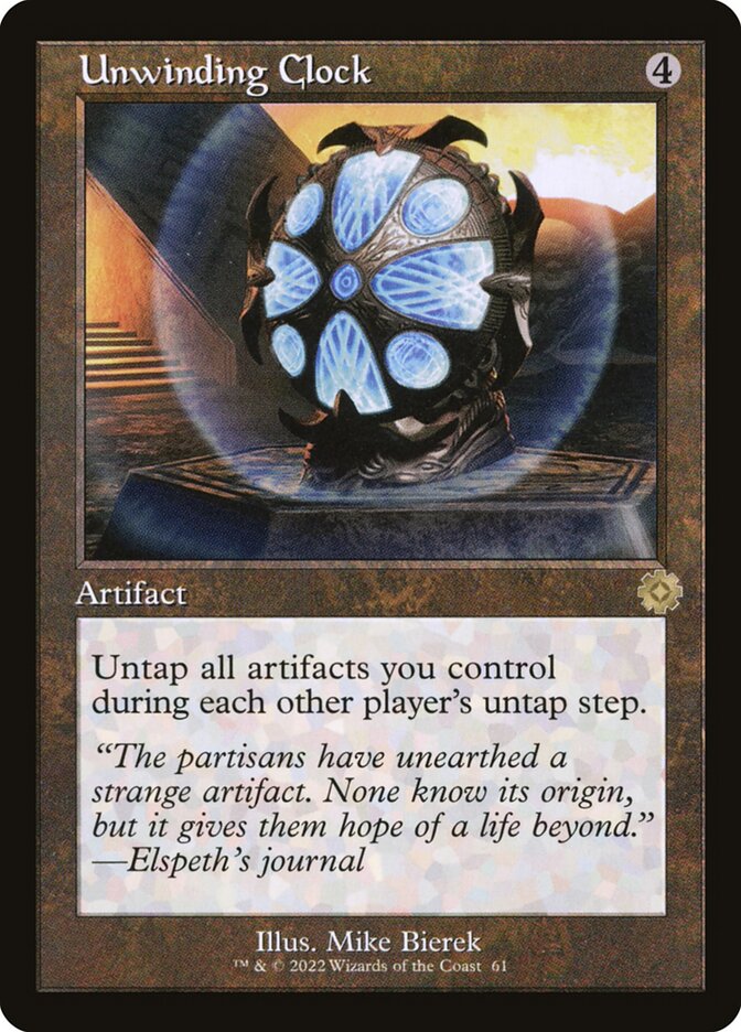 Unwinding Clock, The Brothers' War Retro Artifacts · 061/063