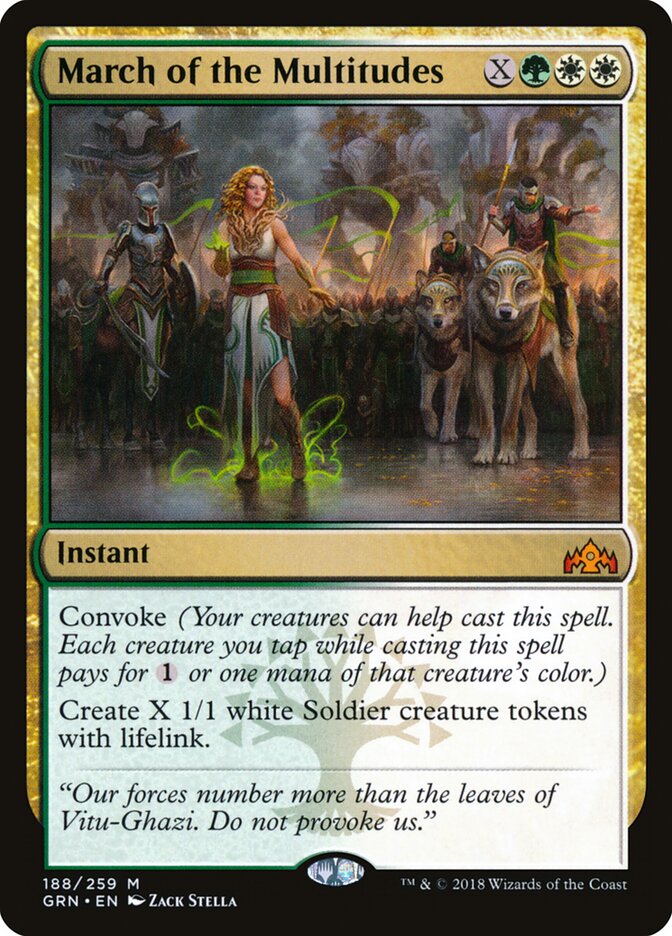 March of the Multitudes, Guilds of Ravnica · 188/259