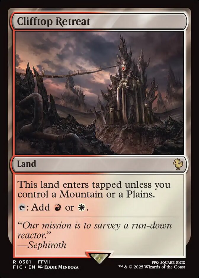 Clifftop Retreat, Final Fantasy Commander · 0381