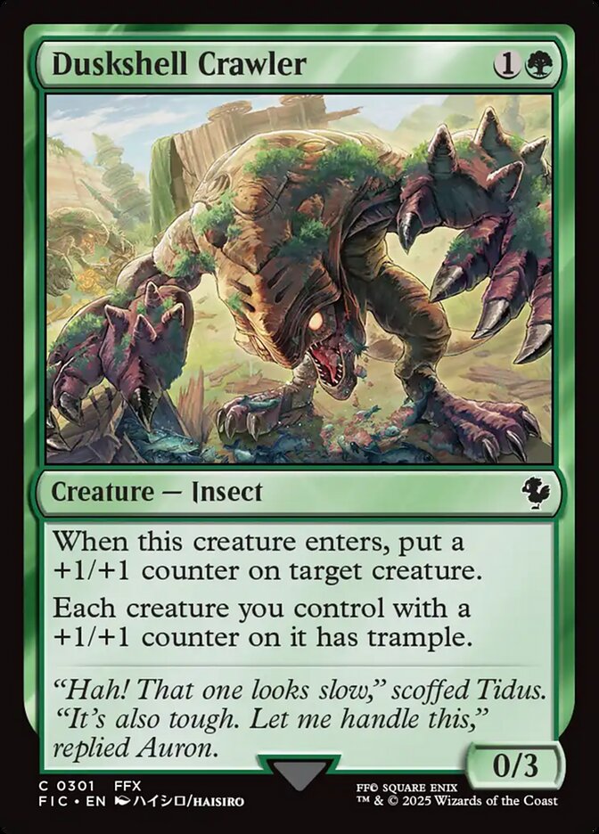 Duskshell Crawler, Final Fantasy Commander · 0301