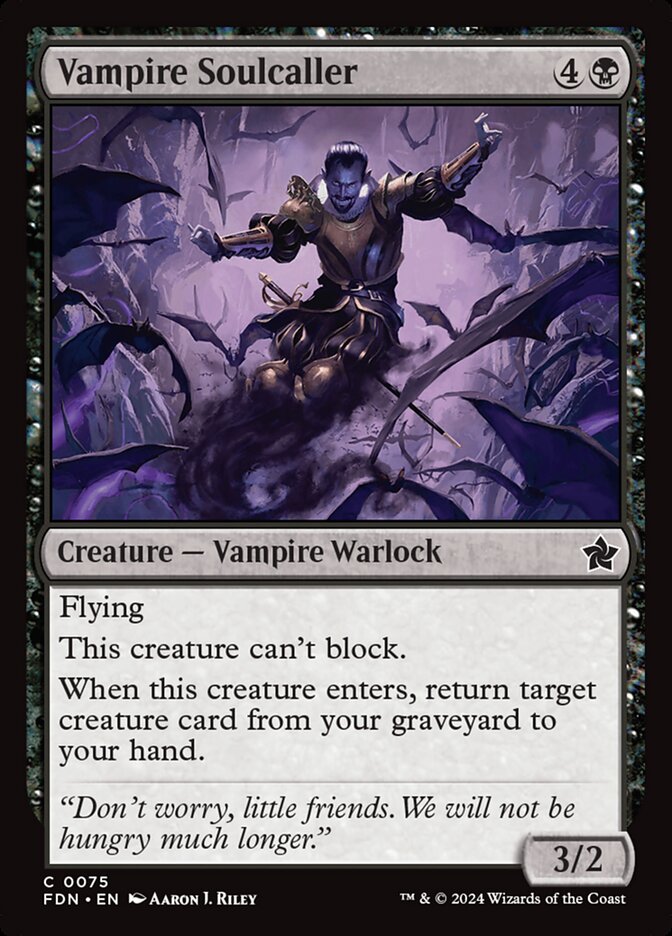 Vampire Soulcaller, Foundations · 0075