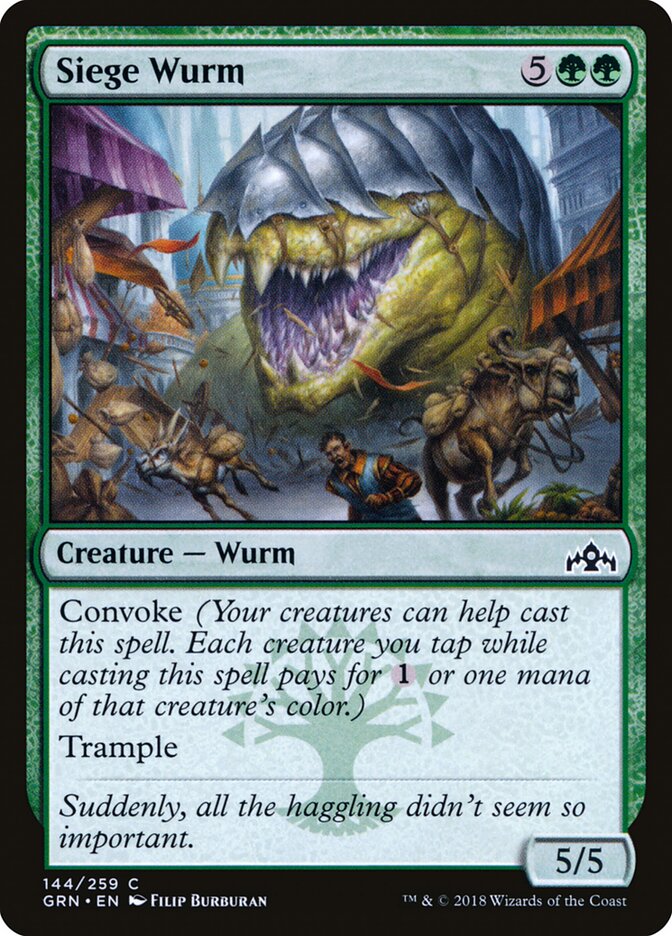 Siege Wurm, Guilds of Ravnica · 144/259