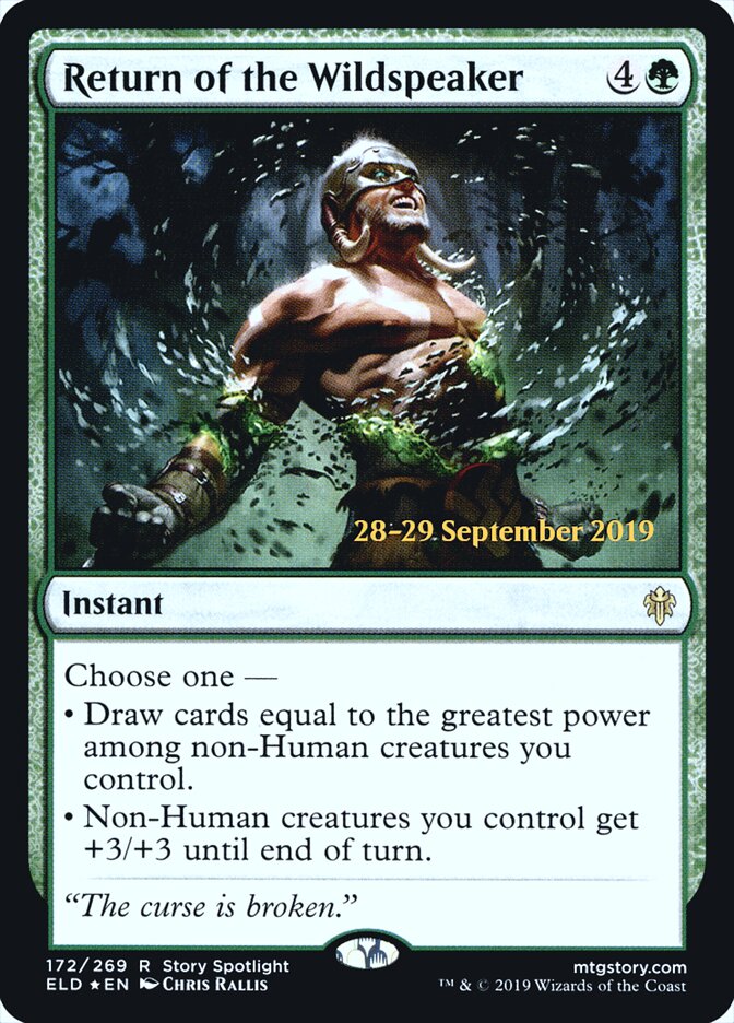 Return of the Wildspeaker, Throne of Eldraine Promos · 172/269