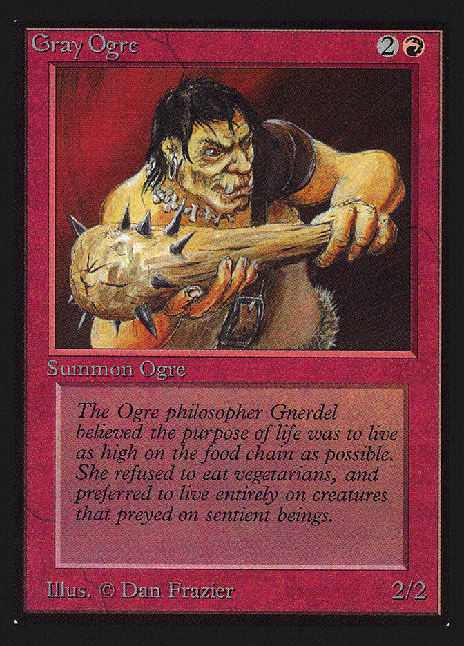 Gray Ogre, Collectors' Edition · 157