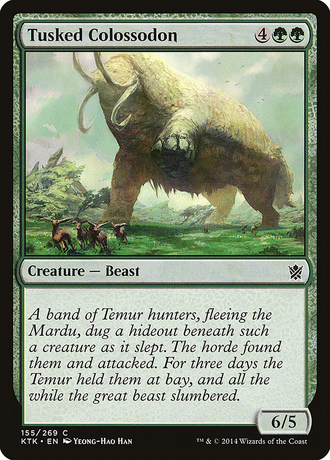 Tusked Colossodon, Khans of Tarkir · 155/269