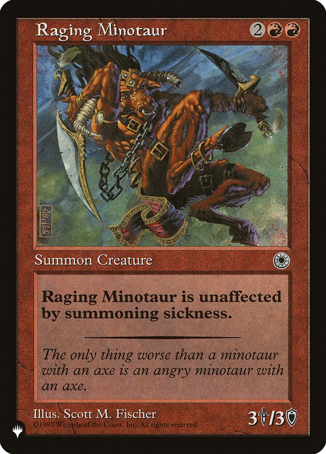 Raging Minotaur, The List · por-146