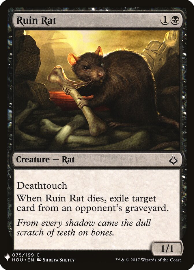Ruin Rat, The List · hou-75