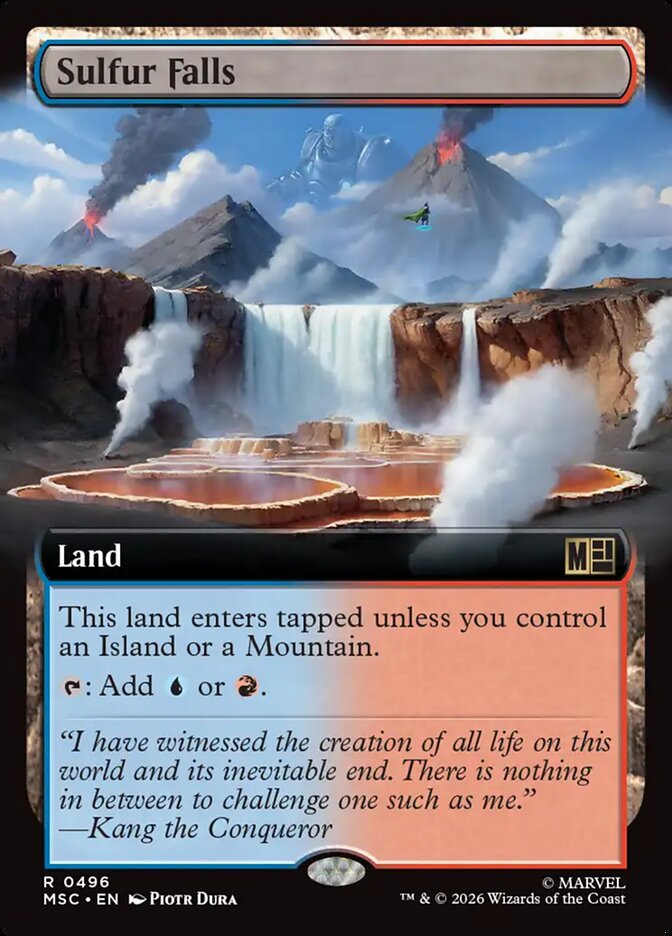Sulfur Falls, Marvel Super Heroes Commander · 0496