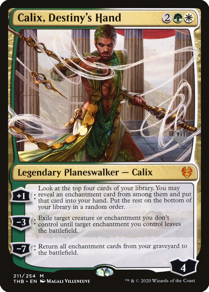 Calix, Destiny's Hand, Theros Beyond Death Promos · 211/254