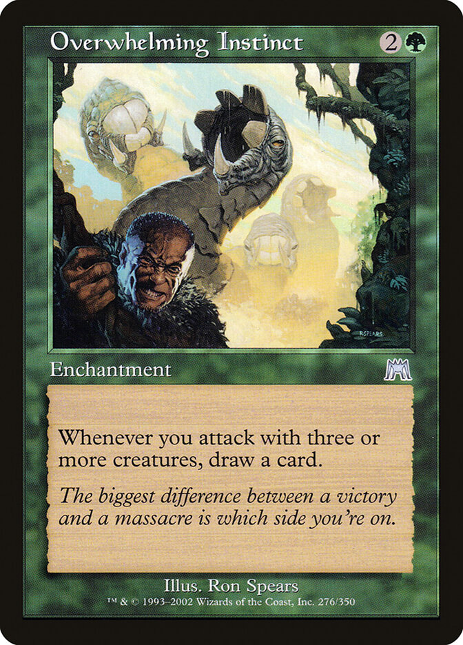 Overwhelming Instinct, Onslaught · 276/350