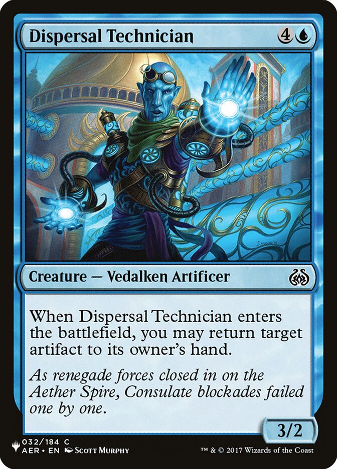 Dispersal Technician, The List · aer-32