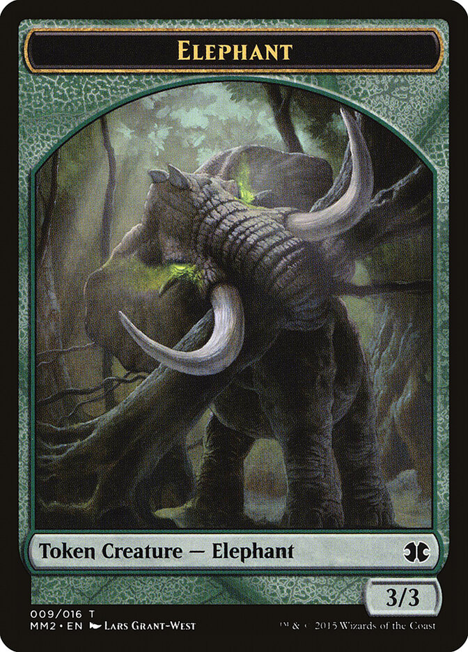 Elephant, Modern Masters 2015 Tokens · 009