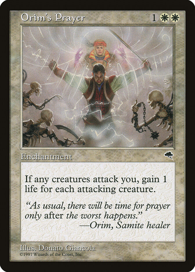 Orim's Prayer, Tempest · 32