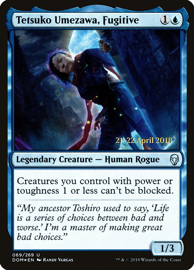 Tetsuko Umezawa, Fugitive, Dominaria Promos · 069/269