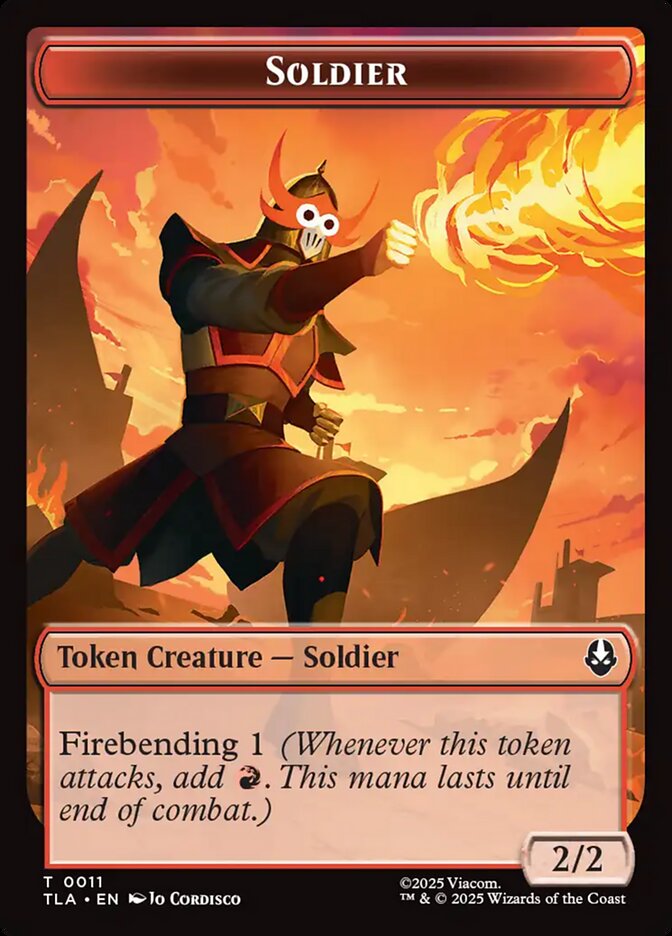 Soldier, Avatar: The Last Airbender Tokens · 0011