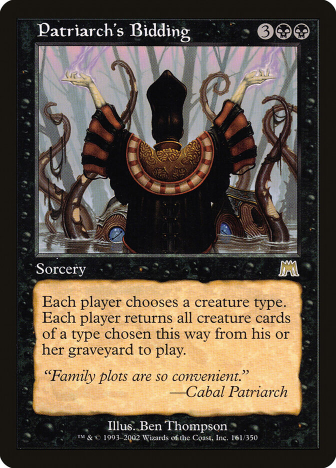 Patriarch's Bidding, Onslaught · 161/350