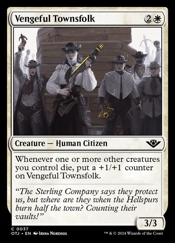 Vengeful Townsfolk, Outlaws of Thunder Junction · 0037