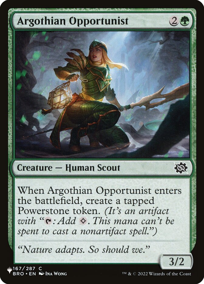 Argothian Opportunist, The List · bro-167