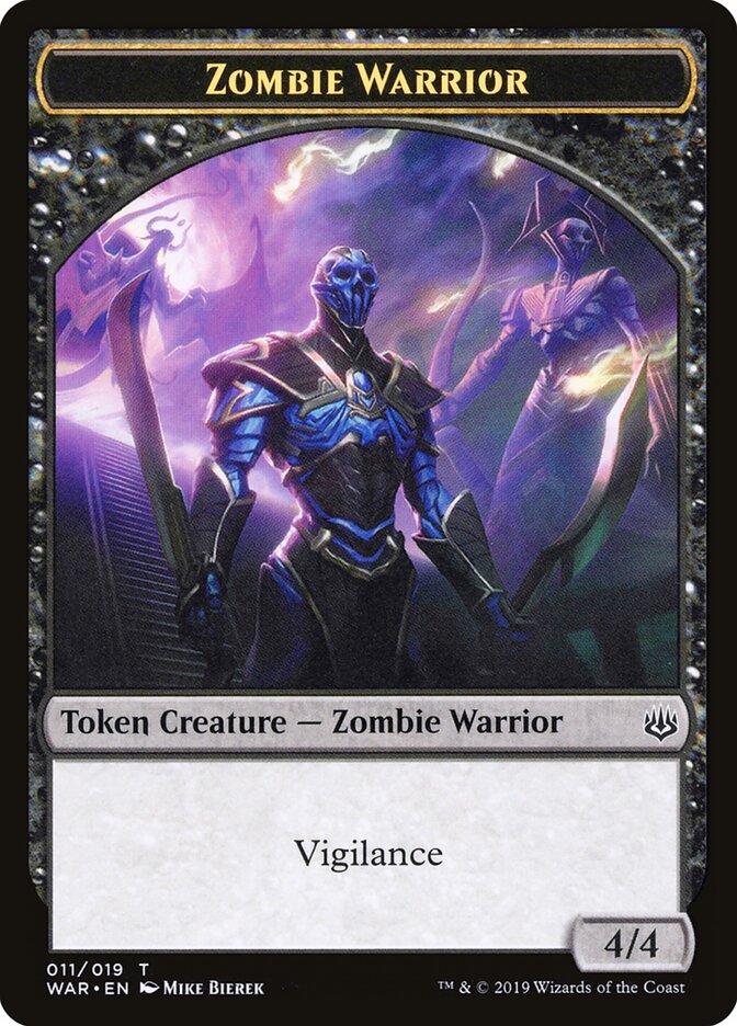 Zombie Warrior, War of the Spark Tokens · 011