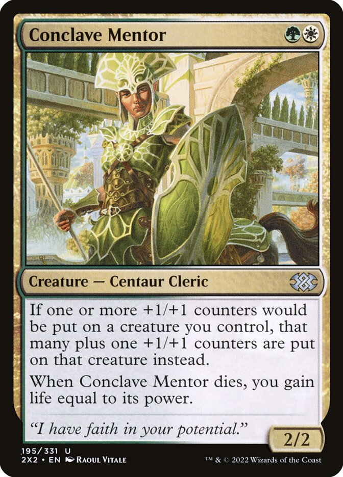 Conclave Mentor, Double Masters 2022 · 195/331