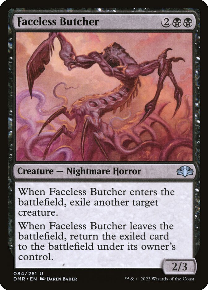 Faceless Butcher, Dominaria Remastered · 084/261