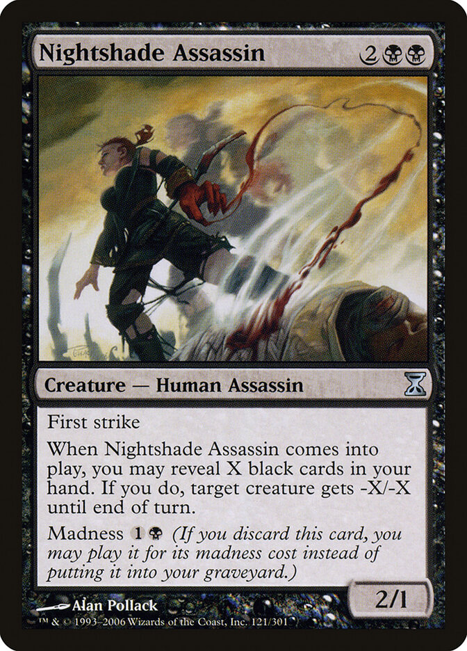 Nightshade Assassin, Time Spiral · 121/301