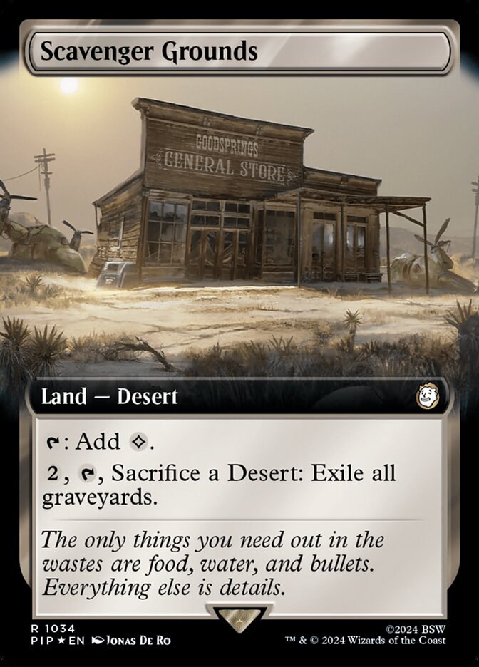 Scavenger Grounds, Fallout · 1034