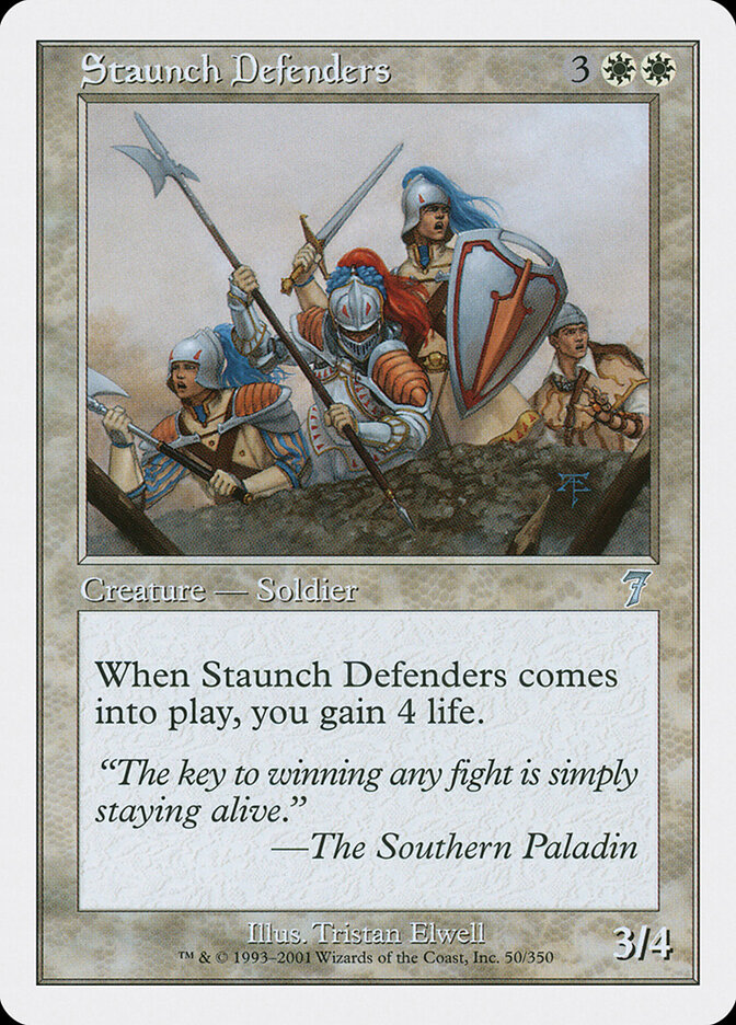 Staunch Defenders, Seventh Edition · 50/350