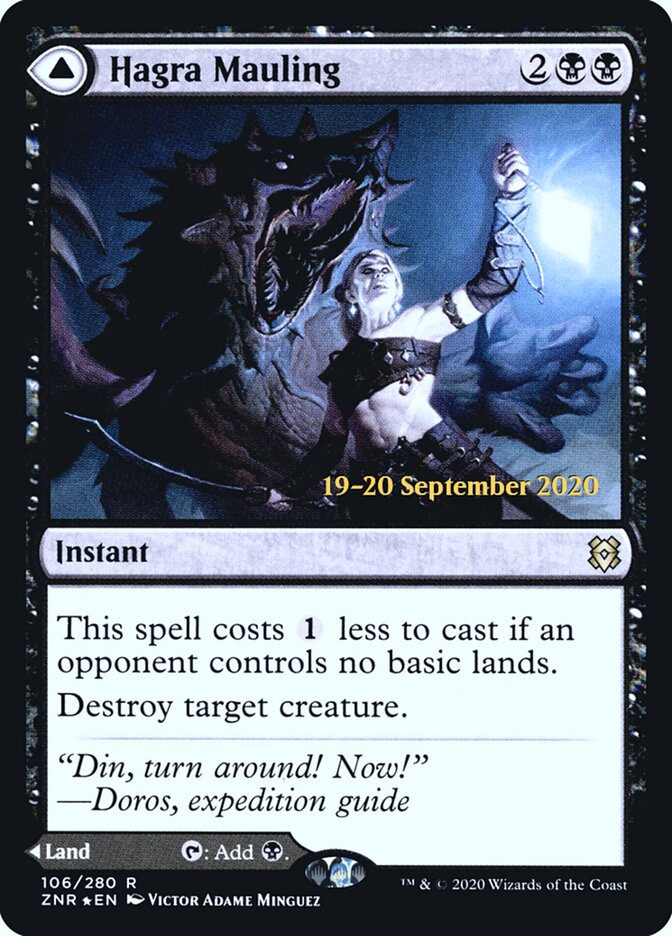 Hagra Mauling // Hagra Broodpit, Zendikar Rising Promos · 106/280