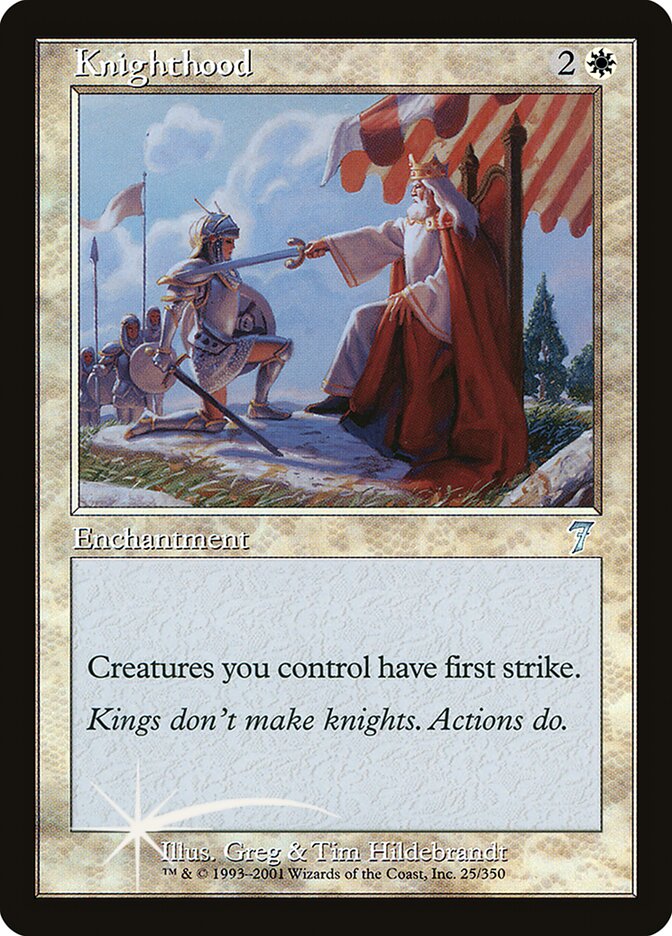 Knighthood, Seventh Edition · 25-star
