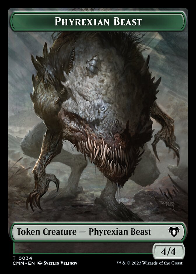 Phyrexian Beast, Commander Masters Tokens · 0034