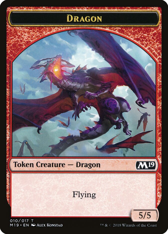 Dragon, Core Set 2019 Tokens · 010
