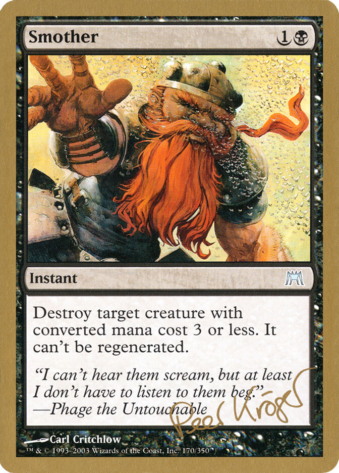 Smother, World Championship Decks 2003 · pk170