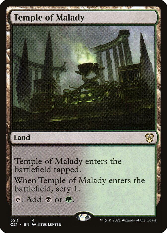 Temple of Malady, Commander 2021 · 323