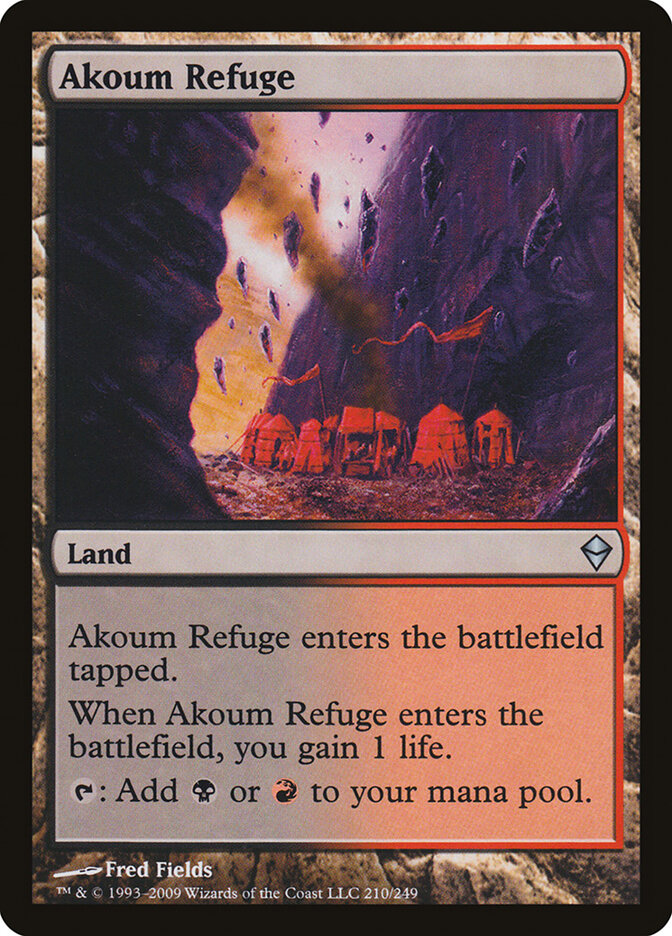 Akoum Refuge, Zendikar · 210/249
