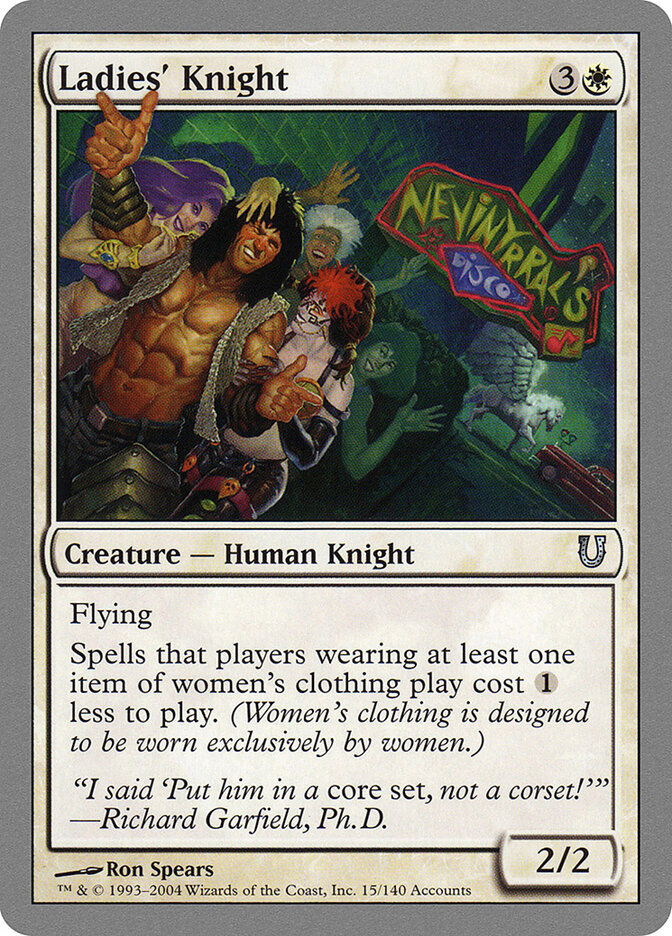 Ladies' Knight, Unhinged · 15/140