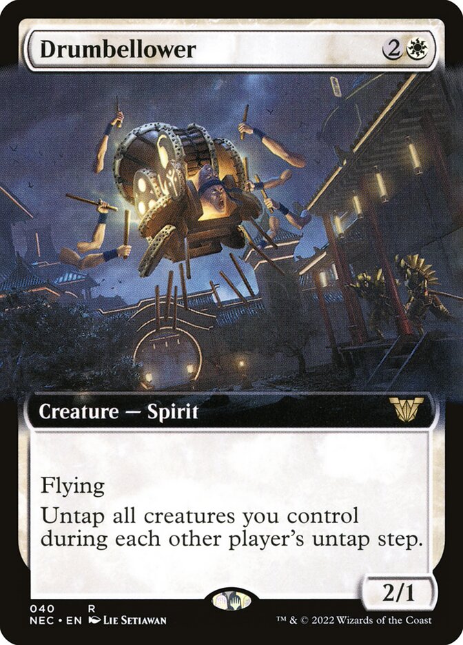 Drumbellower, Neon Dynasty Commander · 040