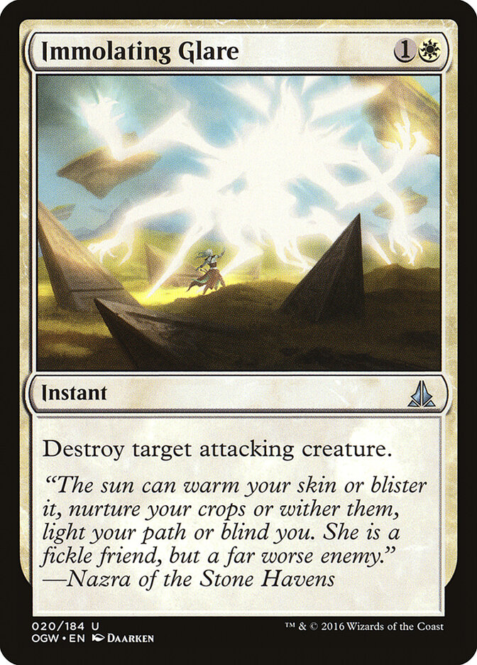 Immolating Glare, Oath of the Gatewatch · 020/184