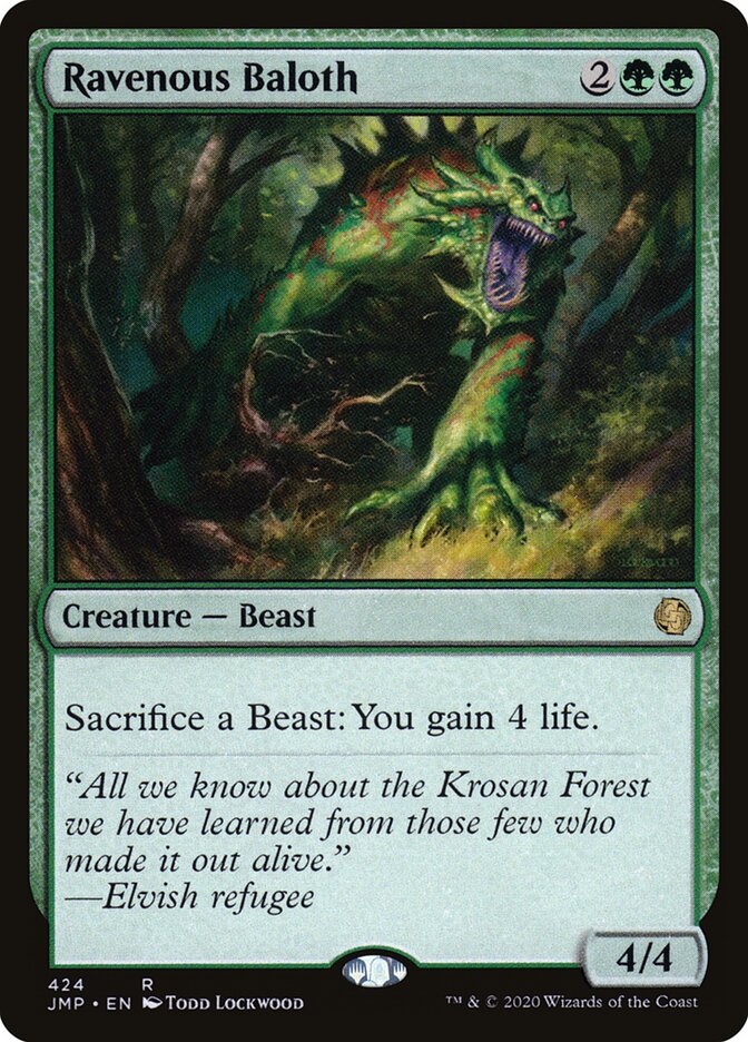 Ravenous Baloth, Jumpstart · 424