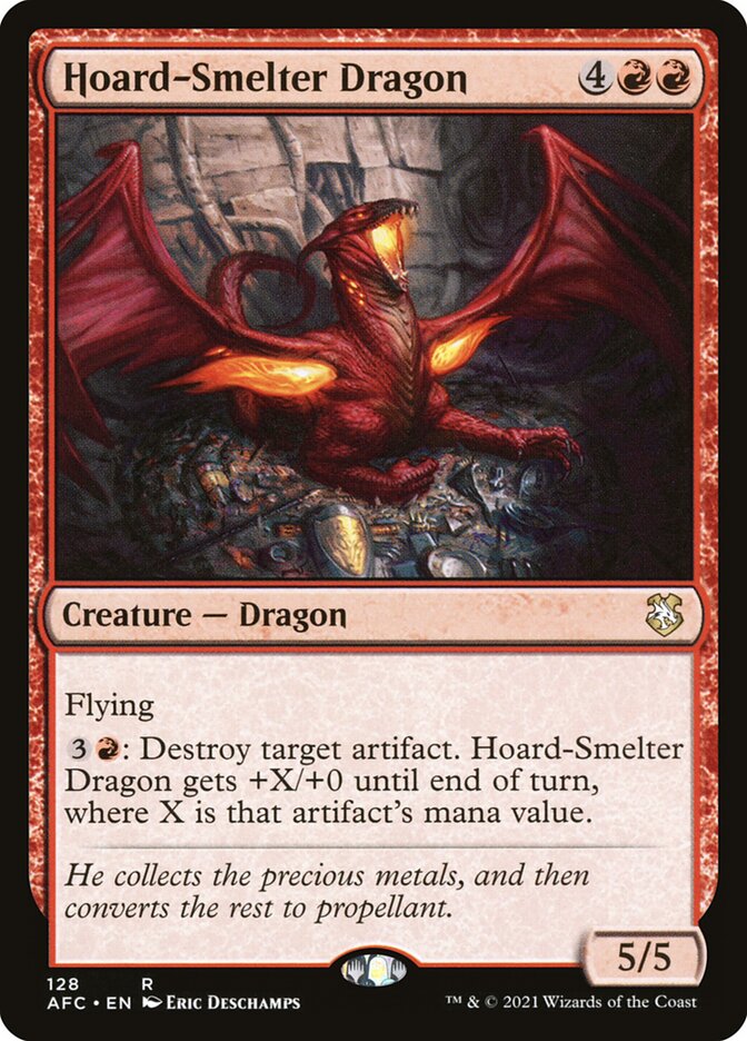 Hoard-Smelter Dragon, Forgotten Realms Commander · 128