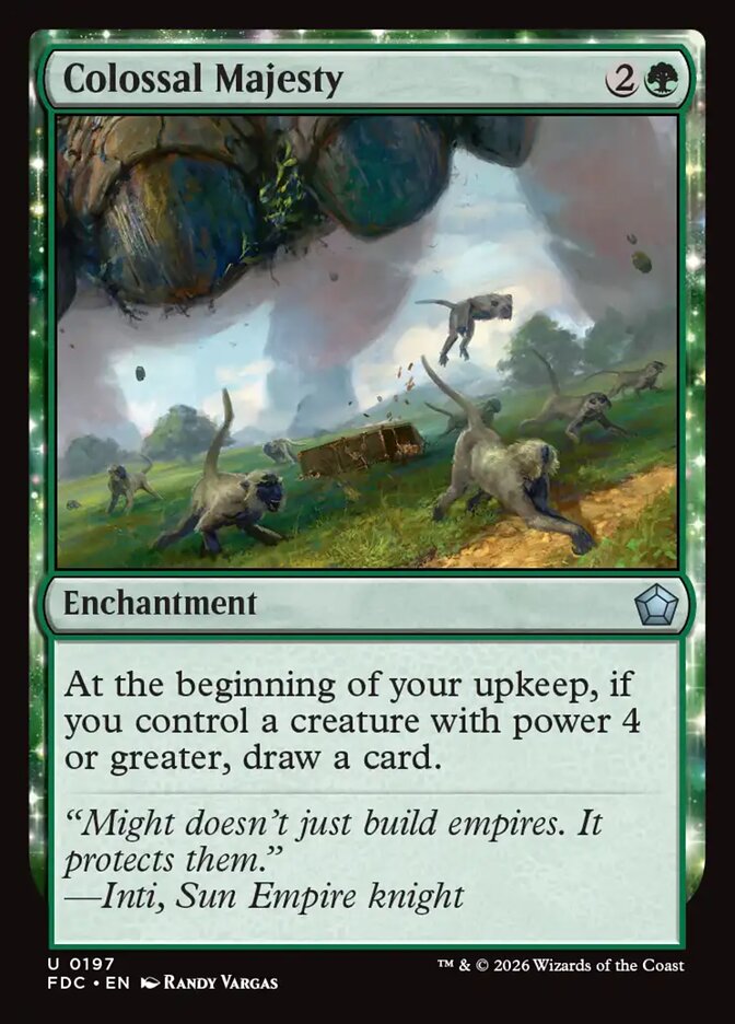 Colossal Majesty, Foundations Commander · 0197