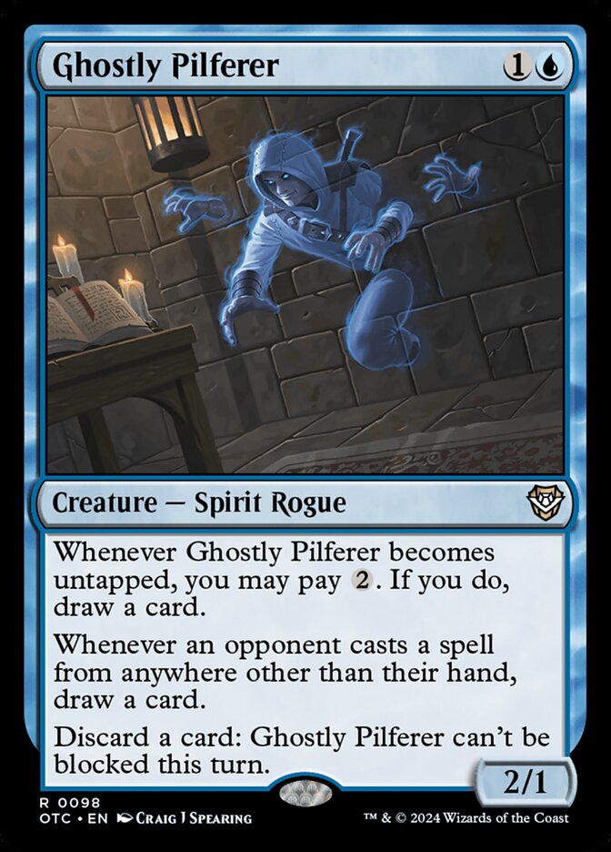 Ghostly Pilferer, Outlaws of Thunder Junction Commander · 0098