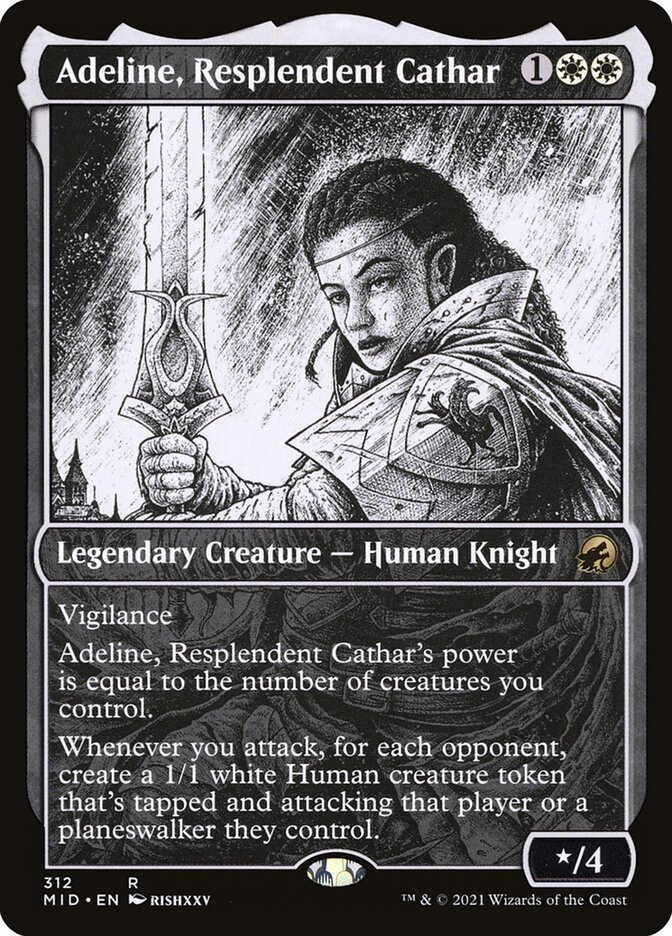 Adeline, Resplendent Cathar, Innistrad: Midnight Hunt · 312
