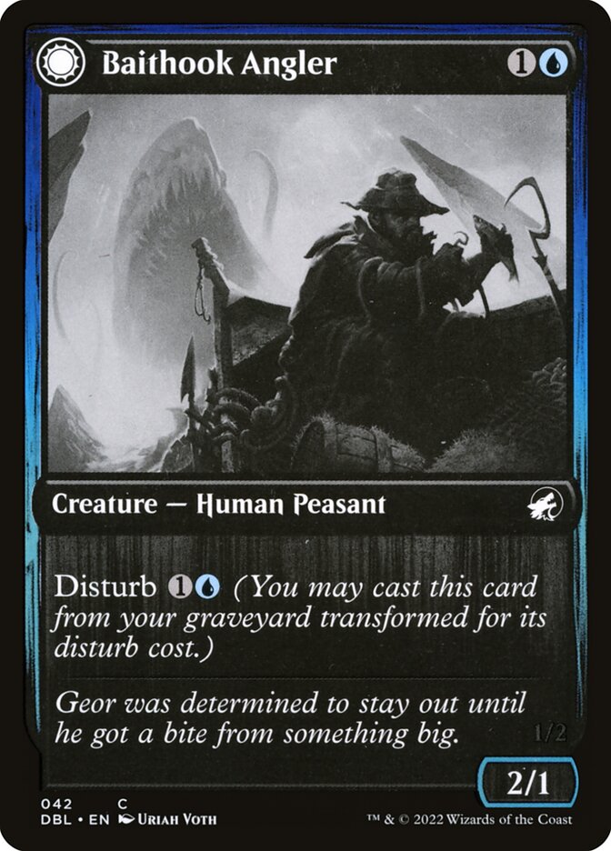 Baithook Angler // Hook-Haunt Drifter, Innistrad: Double Feature · 042/534