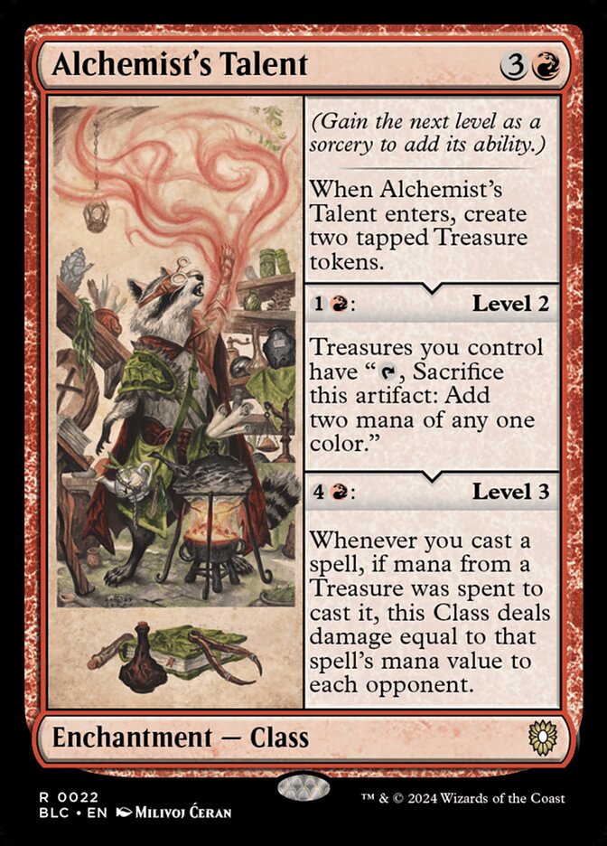 Alchemist's Talent, Bloomburrow Commander · 0022