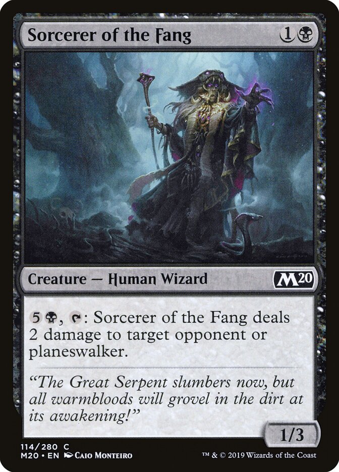 Sorcerer of the Fang, Core Set 2020 · 114/280