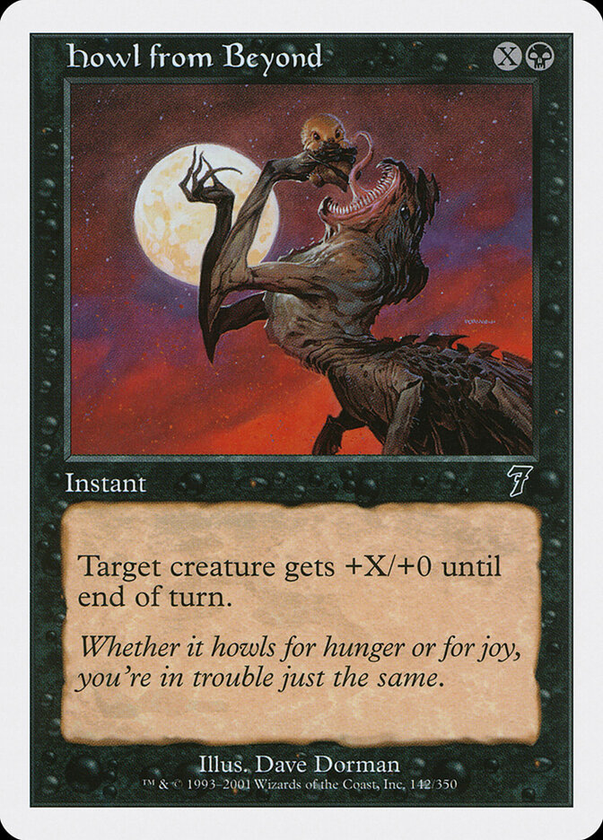 Howl from Beyond, Seventh Edition · 142/350