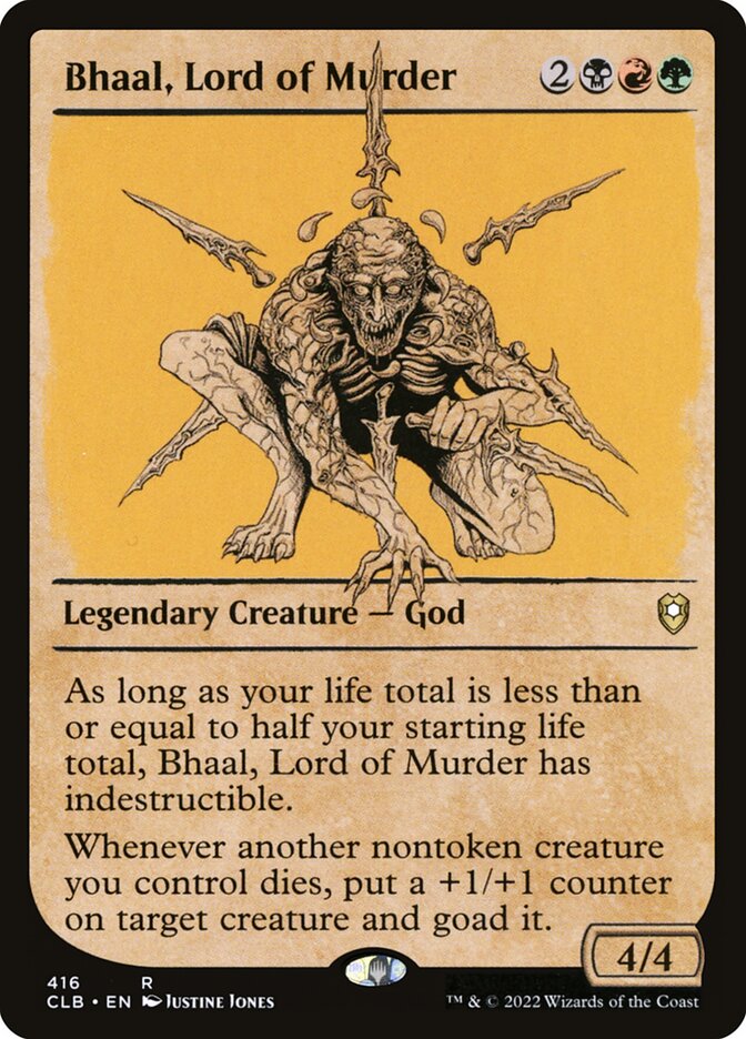 Bhaal, Lord of Murder, Commander Legends: Battle for Baldur's Gate · 416