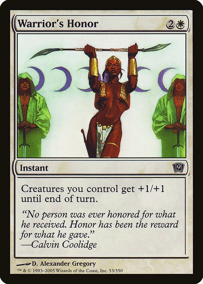 Warrior's Honor, Ninth Edition · 53-star